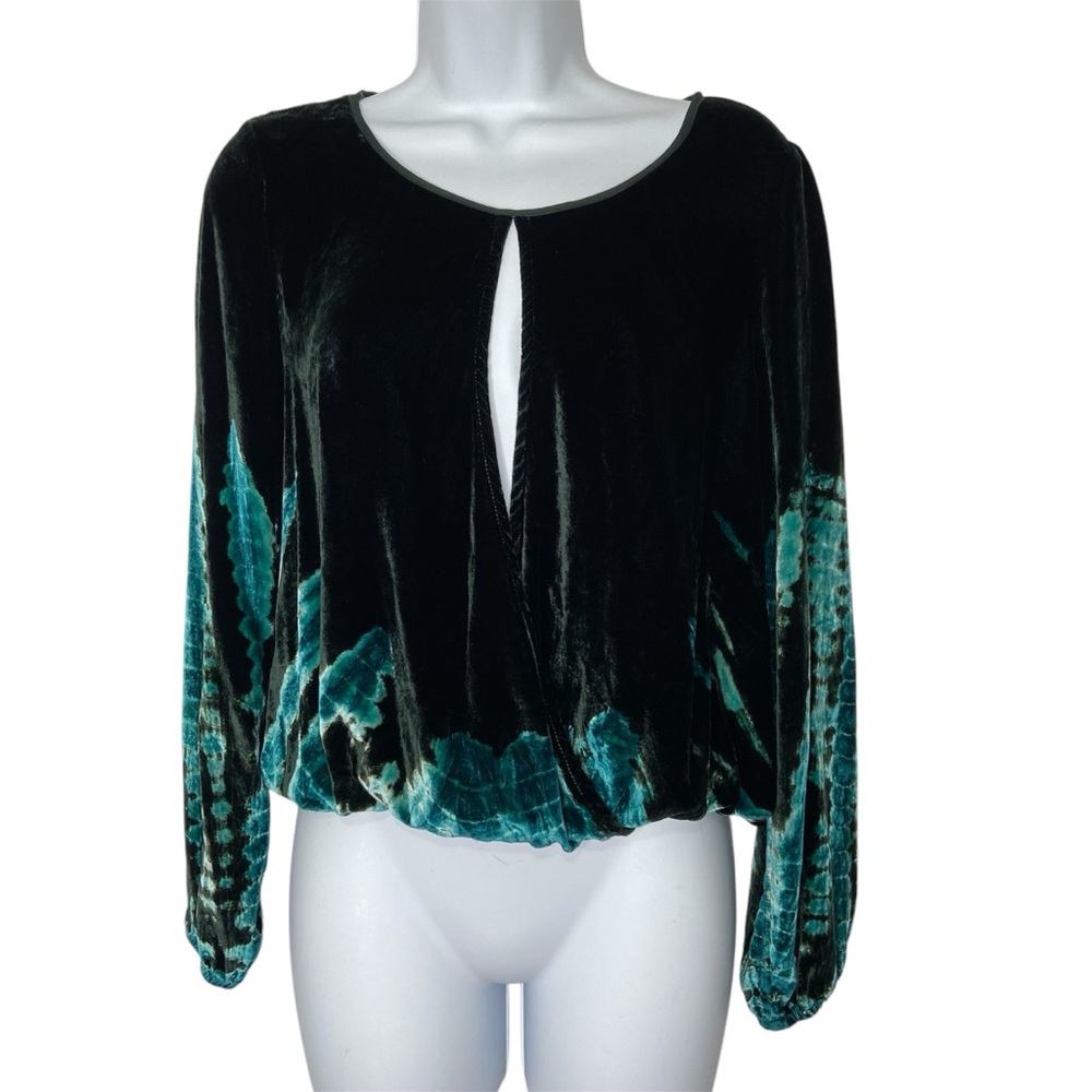 Young Fabulous & Broke Jayden Hotspring Web Wash Velvet Top NWT